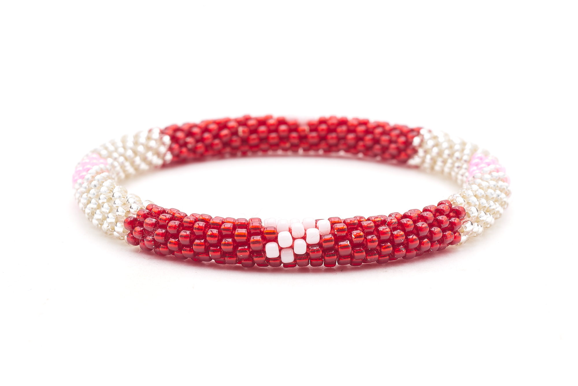 Sashka Co. Glass Bead Bracelet Red / Clear / Pink / White Red Love Potion Bracelet