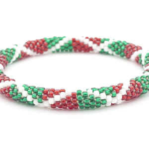 Sashka Co. Kids Bracelet Green / Red / White Holly Jolly Bracelet - Kids