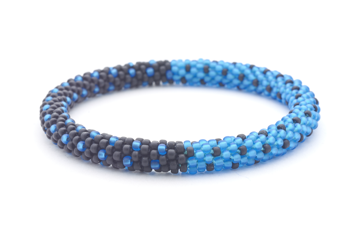 Sashka Co. Kids Bracelet Matte Blue / Matte Black Mindfulness Bracelet - Kids
