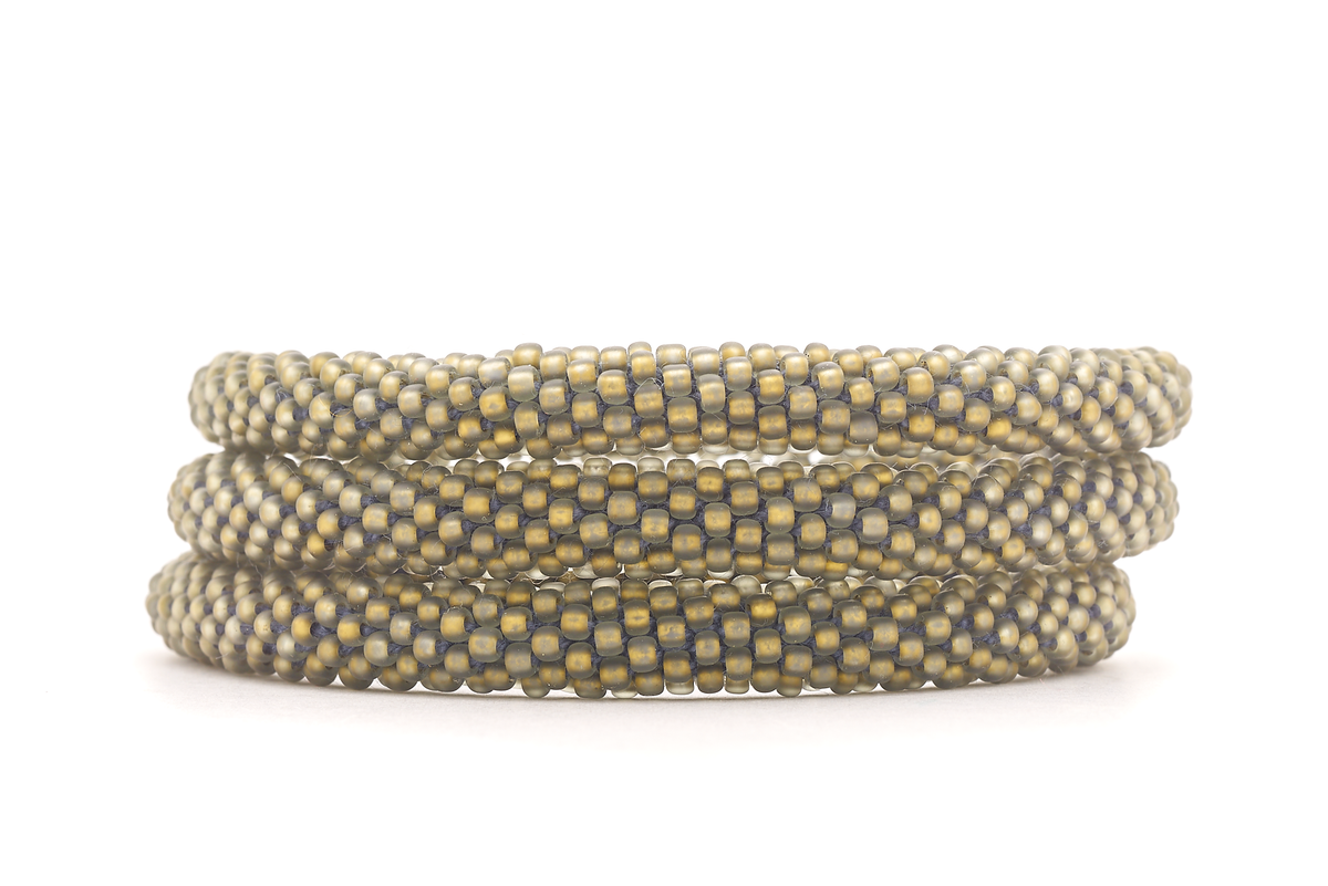 Sashka Co. Kids Bracelet Matte Golden Brown Sun Kissed Oak Bracelet - Kids
