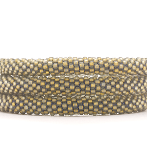 Sashka Co. Kids Bracelet Matte Golden Brown Sun Kissed Oak Bracelet - Kids