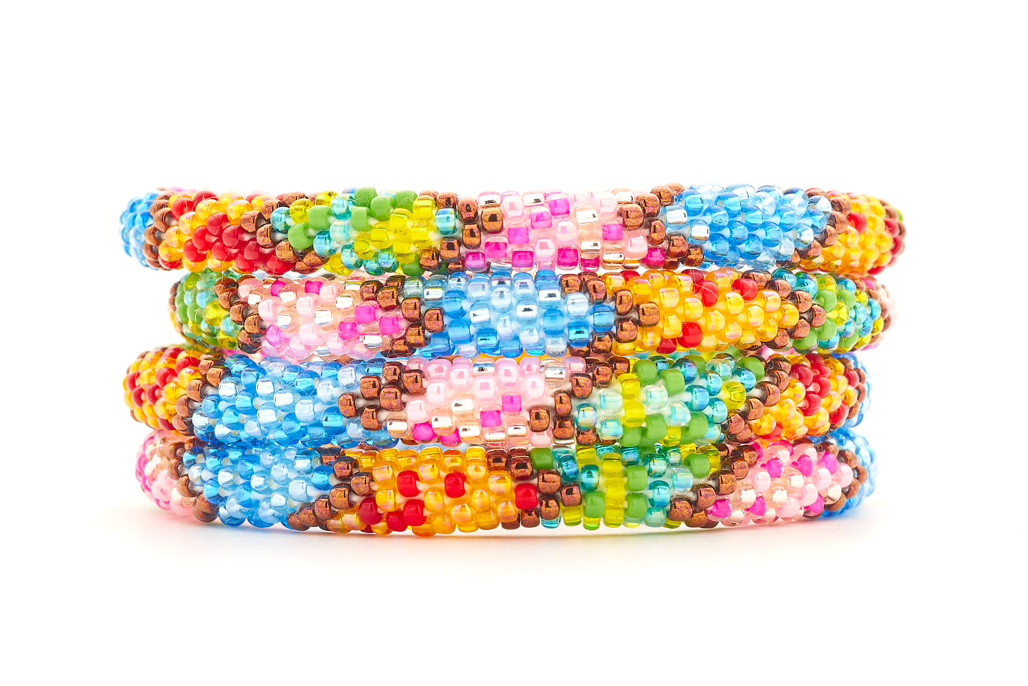 Sashka Co. Kids Bracelet Mixed Colorburst Carnival Bracelet - Kids
