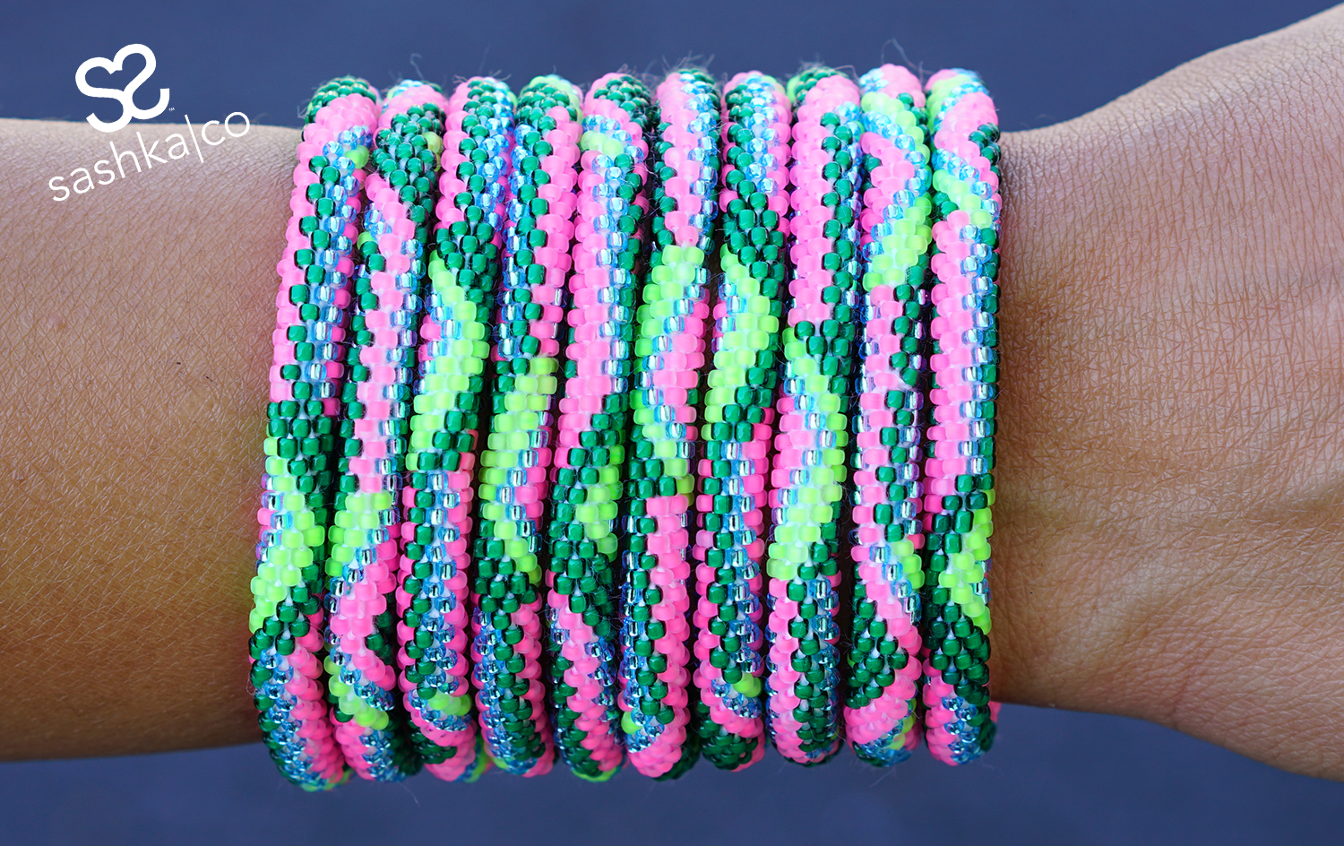 Sashka Co. Kids Bracelet Mixed Limited Neon Fire Bracelet - Kids