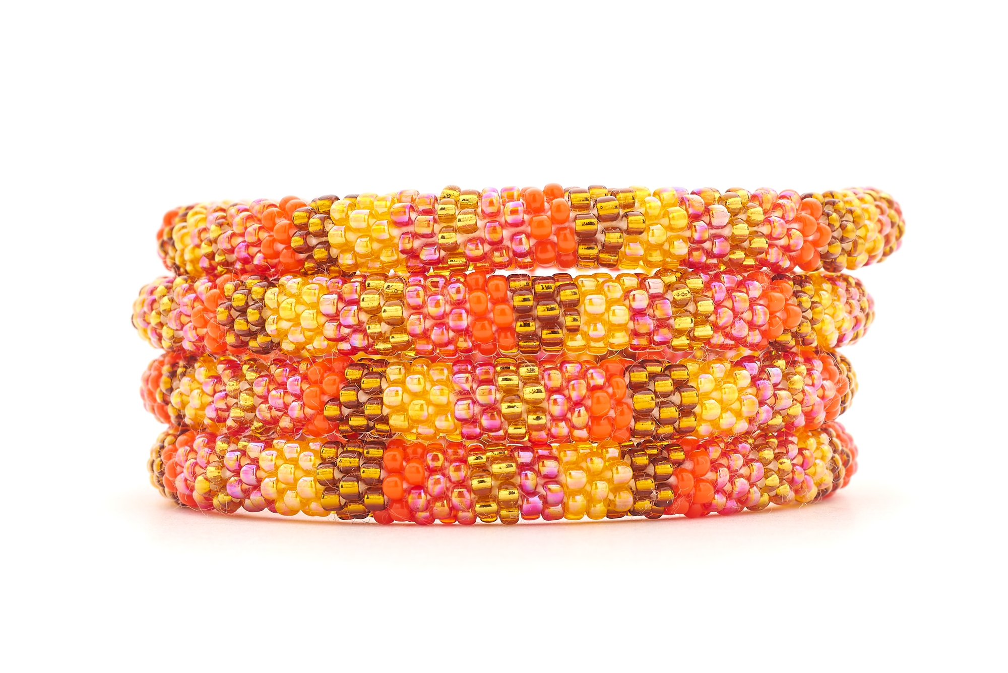 Sashka Co. Kids Bracelet Orange / Gold / Red / Brown Amber Glow Bracelet - Kids