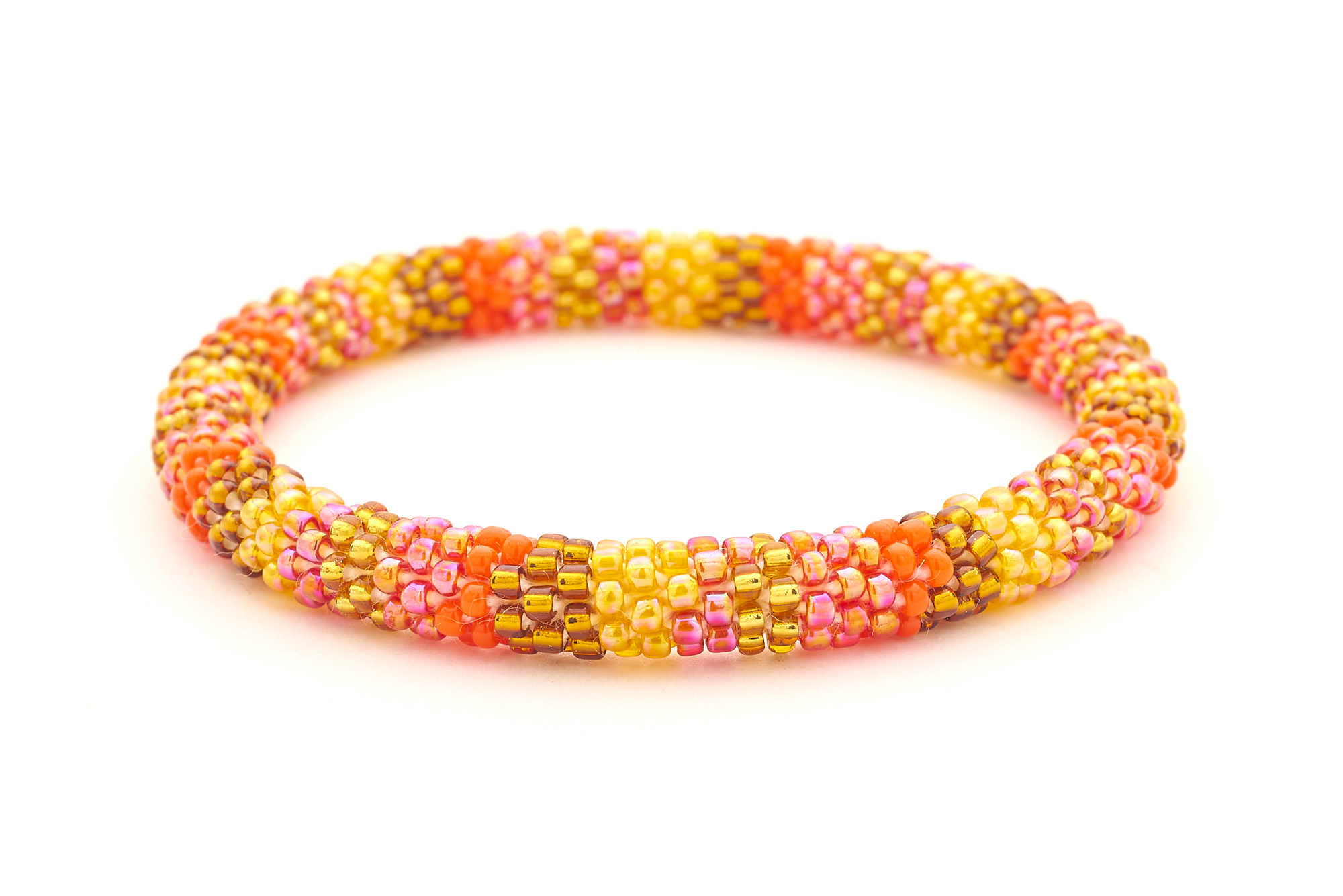Sashka Co. Kids Bracelet Orange / Gold / Red / Brown Amber Glow Bracelet - Kids