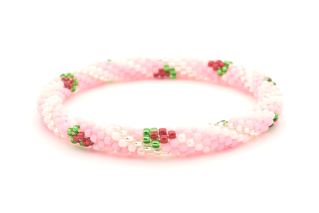 Sashka Co. Kids Bracelet Pink / Clear / White / Red/ Green 🍓Strawberry Bracelet 🍓 - Kids