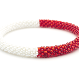 Sashka Co. Kids Bracelet Red / White Christmas Bracelet - Kids