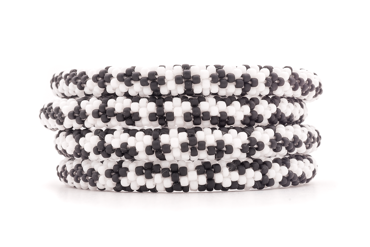 Sashka Co. Kids Bracelet White / Black Sophisticated Chic Bracelet - Kids