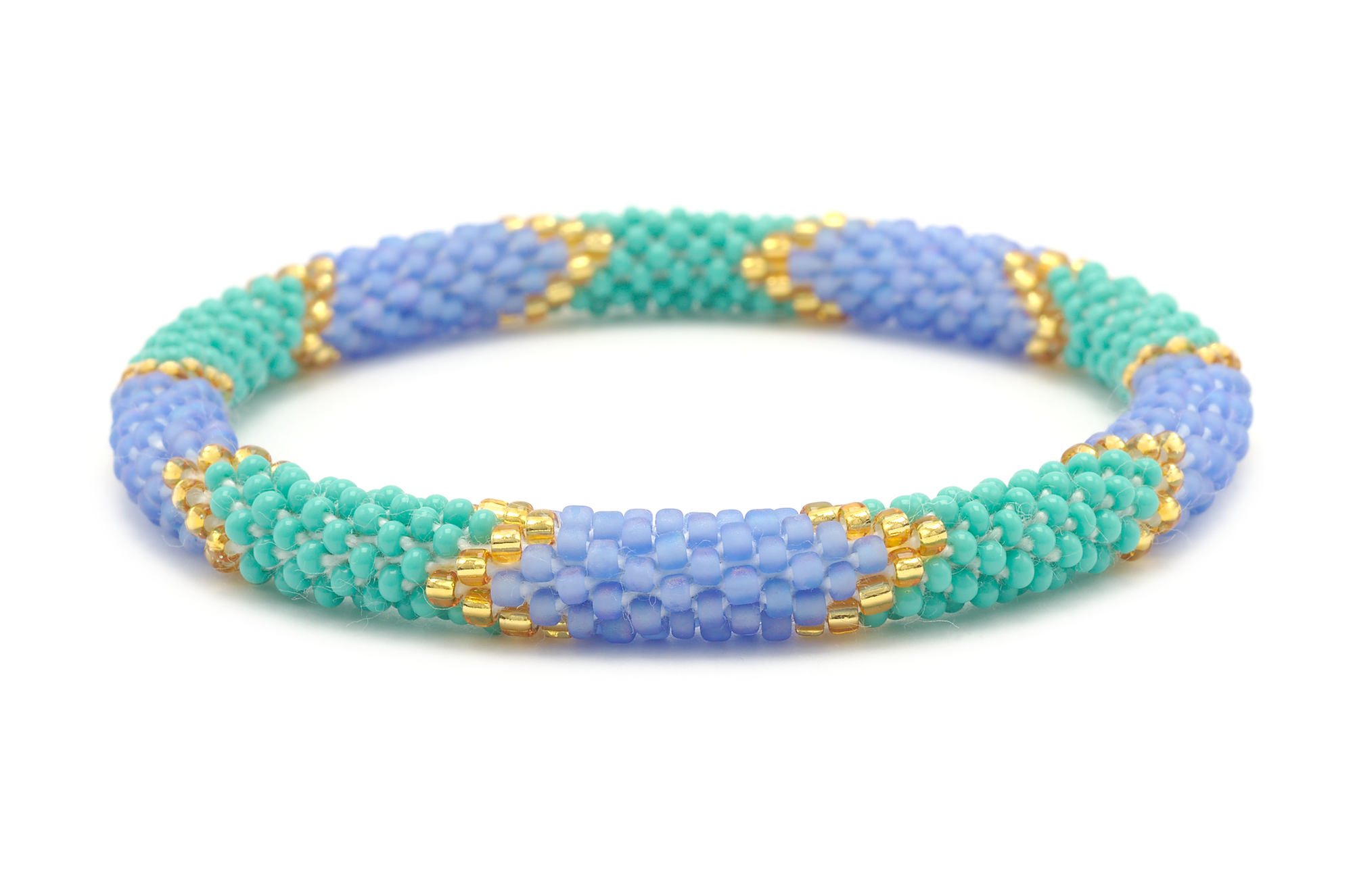Sashka Co. Original Bracelet Turquoise/Gold/Light Matte Periwinkle Mystic Mermaid Bracelet