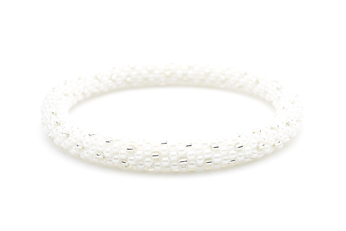 Sashka Co. Original Bracelet White / Clear Pure and Simple Bracelet