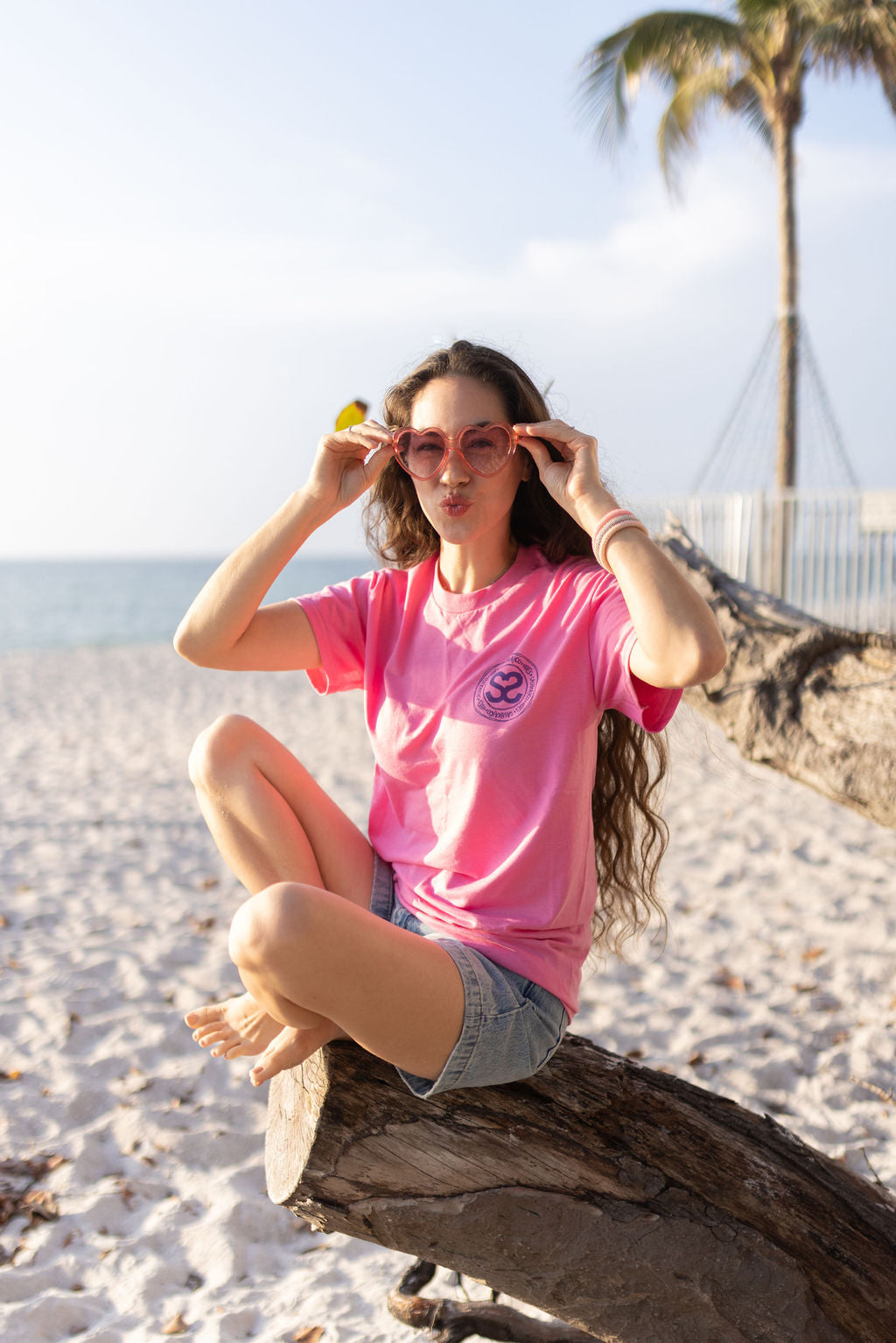 sashka|co® Shirt Classic Fit Pink Surf Tee