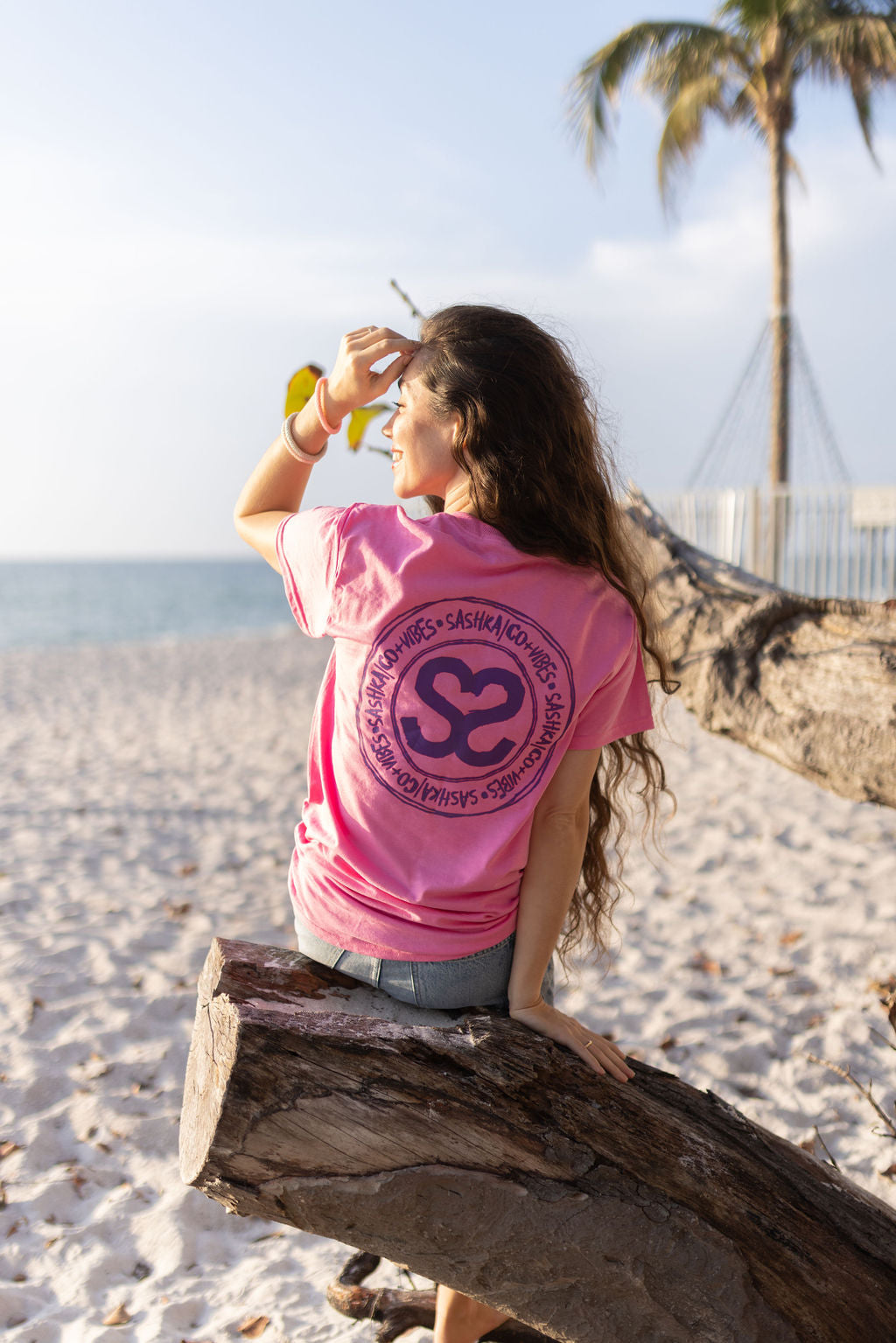 sashka|co® Shirt Classic Fit Pink Surf Tee