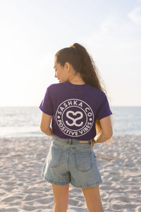 sashka|co® Shirt Classic Fit Purple Tee