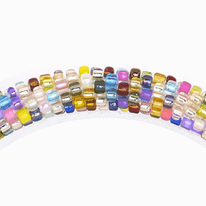 Sashka Co. handmade glass beaded friendship bracelet with colorful confetti glass beads. Crafted in Nepal by skilled artisans.