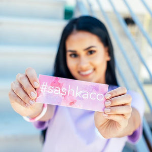 Sashka Co. Sticker in Pink #sashkaco