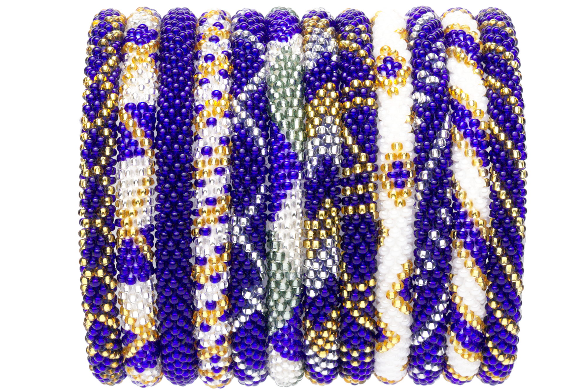 Sashka Co. Bracelet Set Navy Nepal Bracelet Set