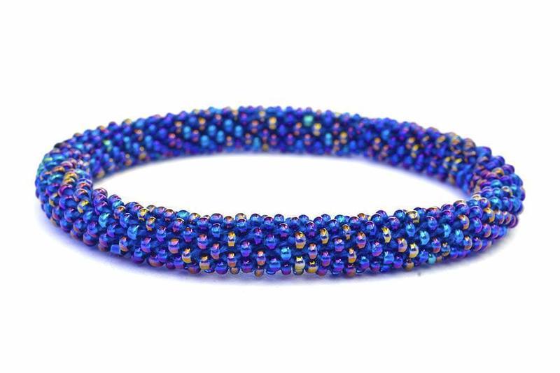 Sashka Co. Bracelets Solid Iridescent Blue Cosmic Blue Bracelet