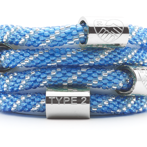 Sashka Co. Charm Bracelet Blue / Clear / Silver Charm Type 2 Charm Bracelet