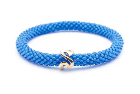 Sashka Co. Charm Bracelet Blue / Rose Gold Limited Edition Wave Charm Bracelet