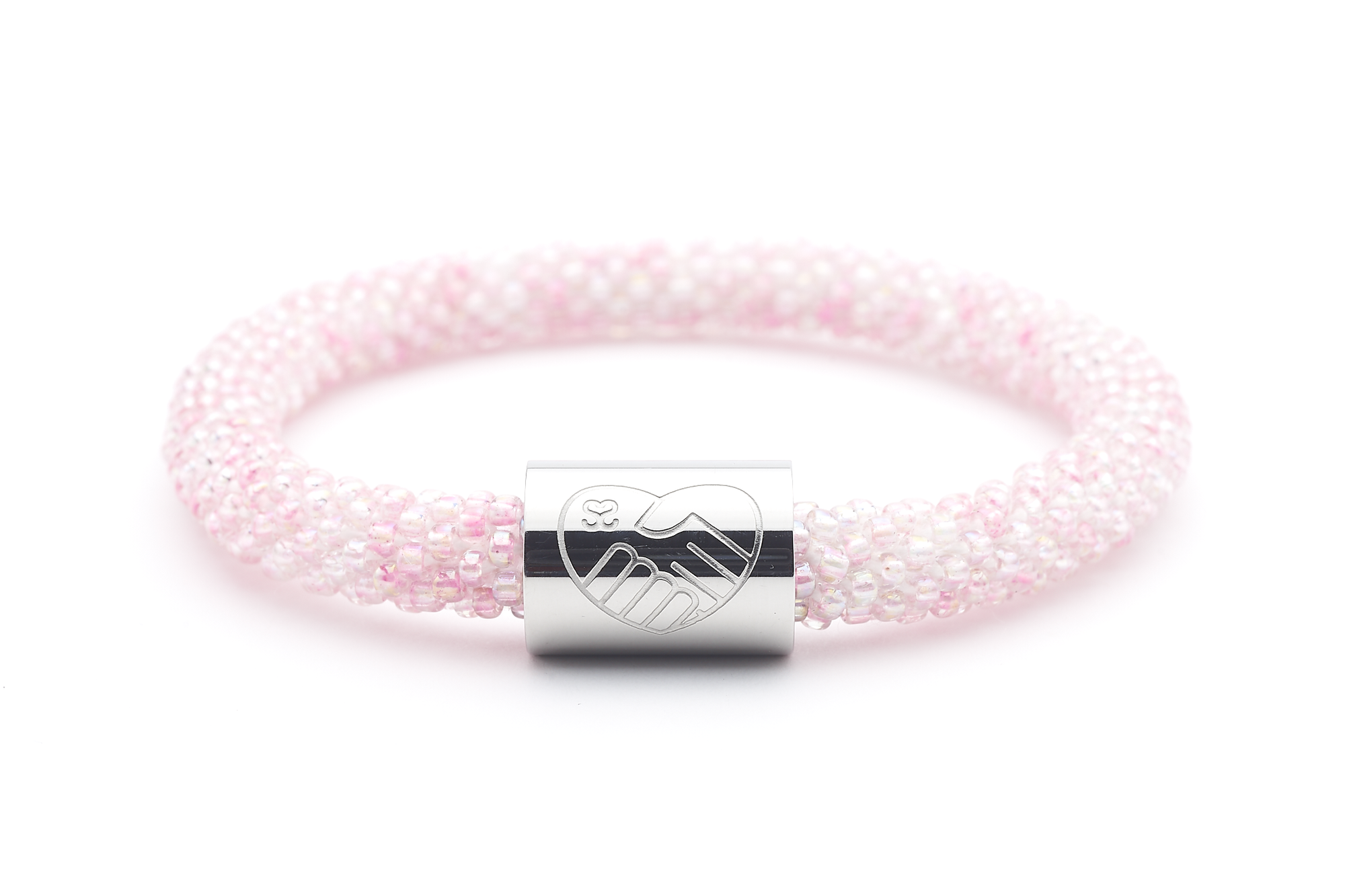 Sashka Co. Charm Bracelet Iridescent Light Pink / Silver Charm Nurse Charm Bracelet