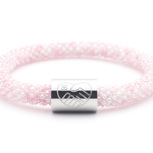 Sashka Co. Charm Bracelet Iridescent Light Pink / Silver Charm Nurse Charm Bracelet