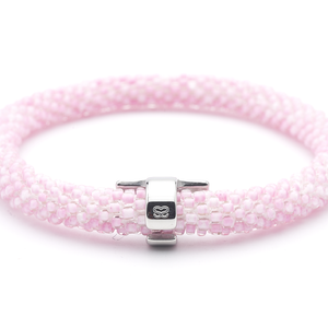 Sashka Co. Charm Bracelet Pink / Silver Positive Vibes Charm Bracelet