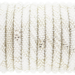 Sashka Co. Extended 8" Bracelet 3 Bracelets White Party Set of 3 - Extended 8"