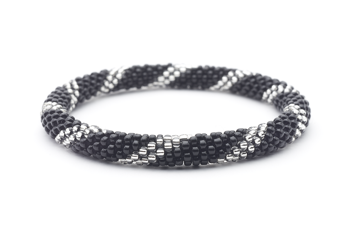 Sashka Co. Extended 8" Bracelet Black/Clear Santa Rosa Bracelet - Extended 8"