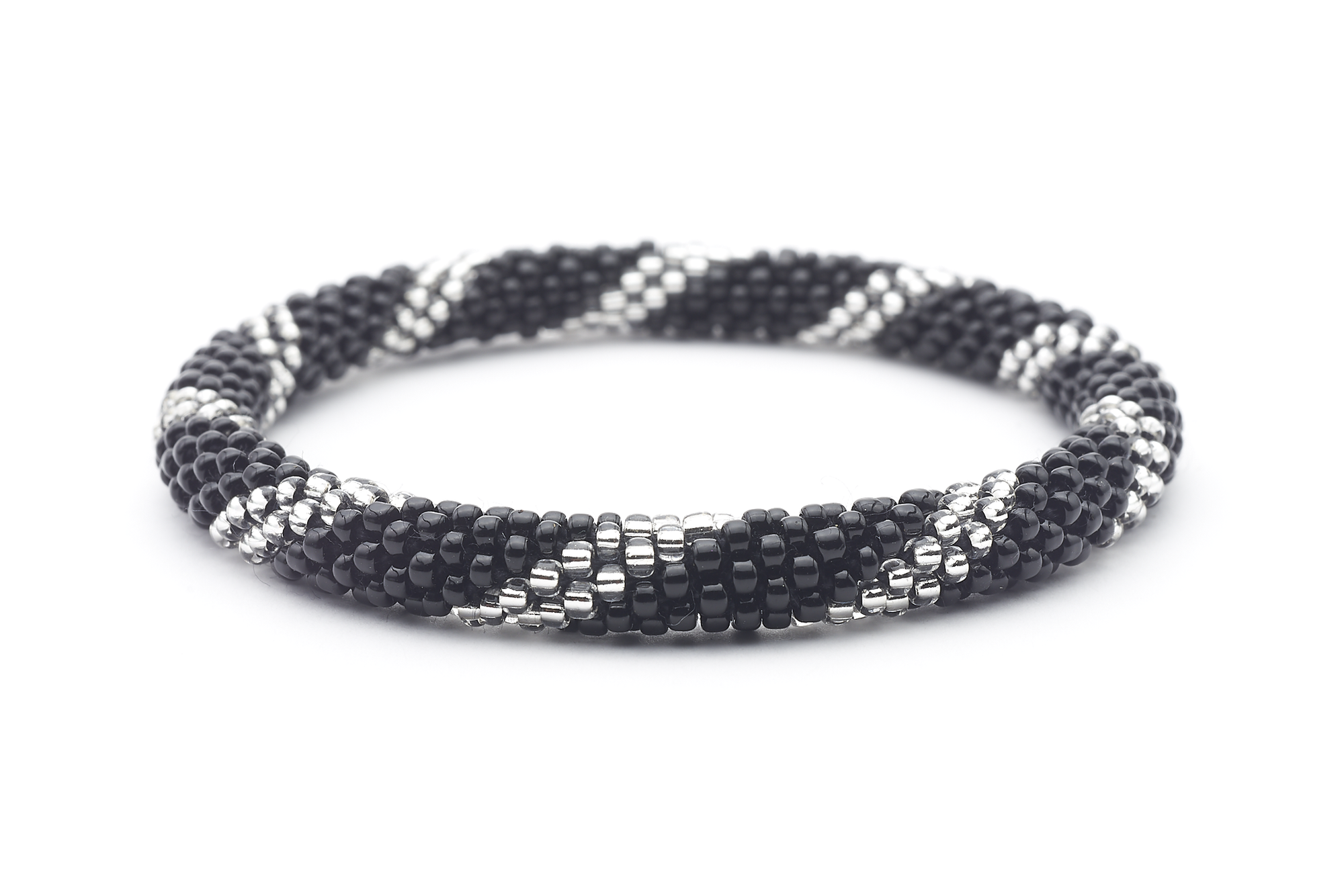 Sashka Co. Extended 8" Bracelet Black/Clear Santa Rosa Bracelet - Extended 8"