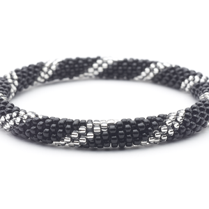 Sashka Co. Extended 8" Bracelet Black/Clear Santa Rosa Bracelet - Extended 8"