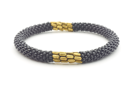 Sashka Co. Extended 8" Bracelet Black / Gold Summit Bracelet - Extended 8"