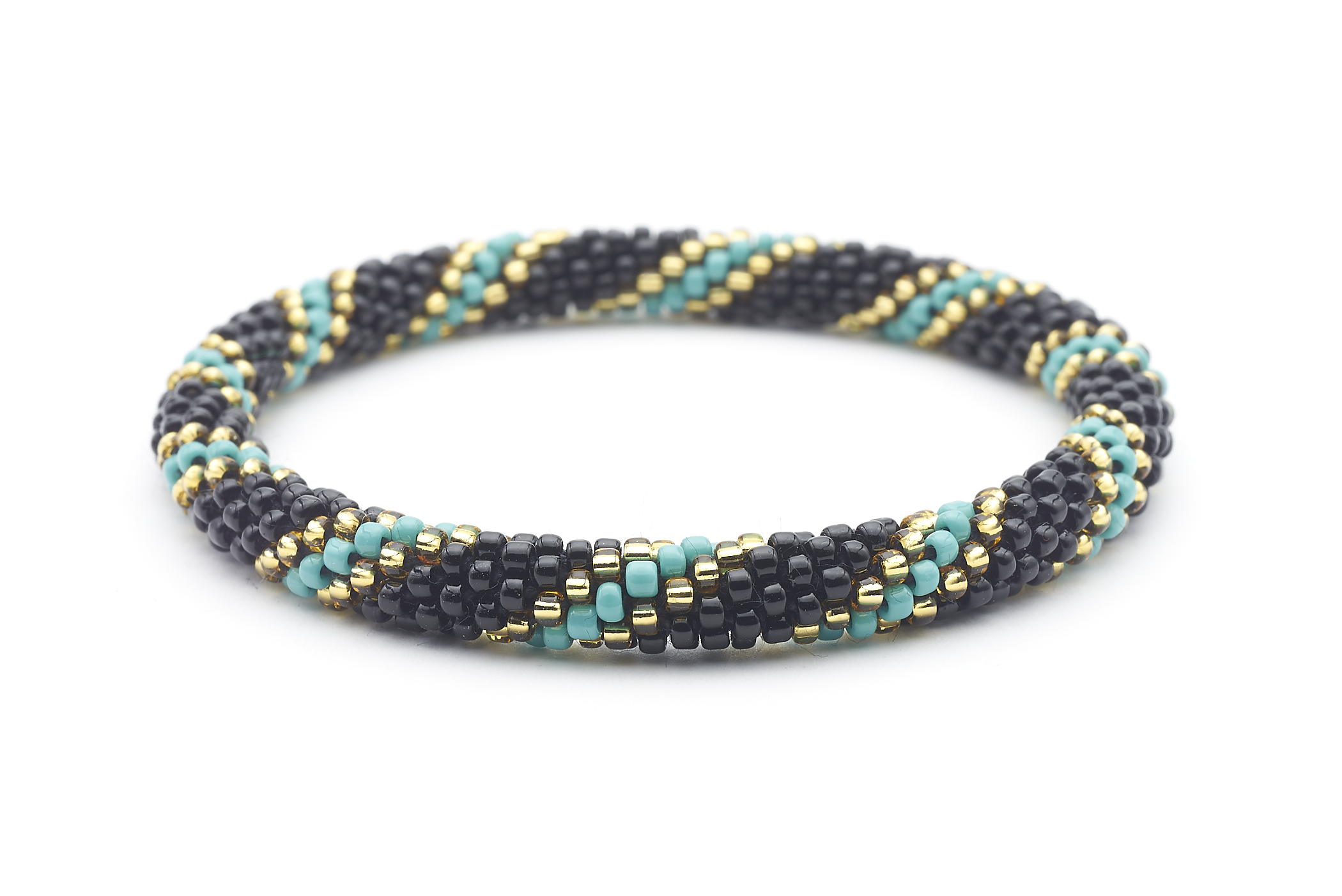 SASHKA CO. GLASS BEAD BRACELETS | SEED BEAD NEPAL ROLL BRACELETS