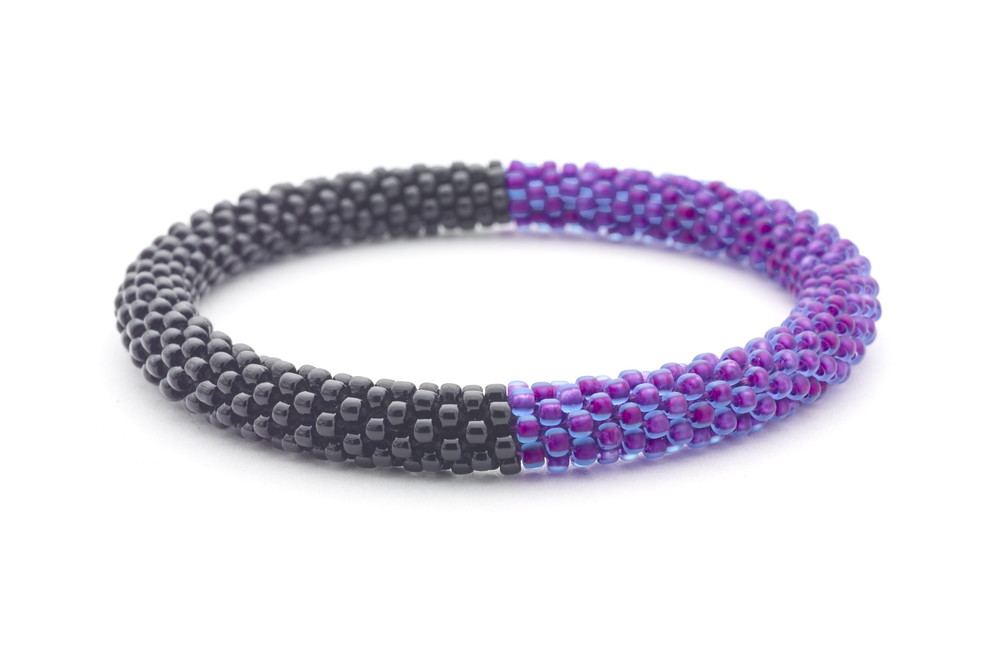 Sashka Co. Extended 8" Bracelet Black / Matte Purple Wicked Bracelet - Extended 8"