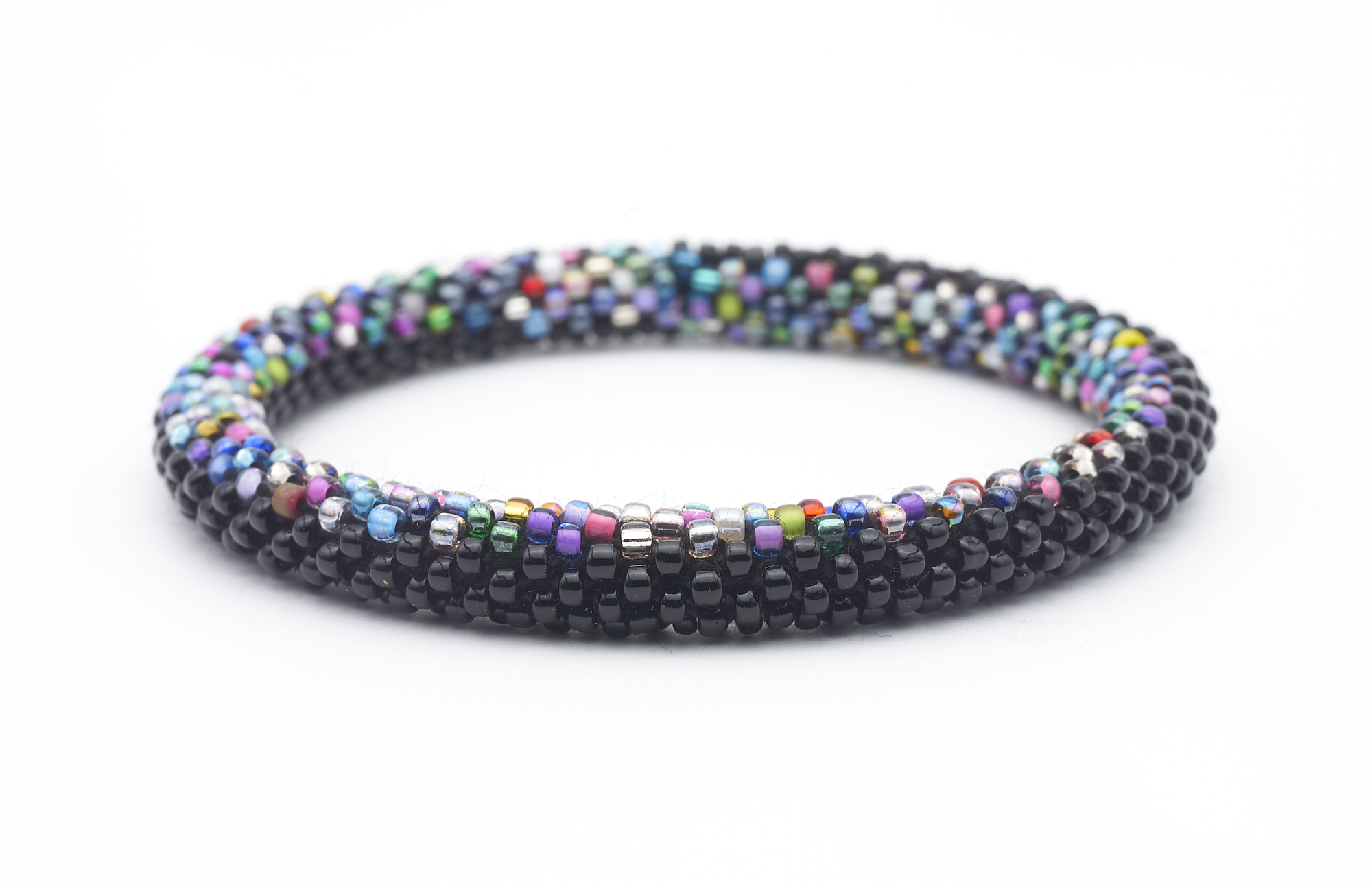 Sashka Co. Extended 8" Bracelet Black / Mixed Disco Lights Bracelet - Extended 8"