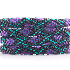 Sashka Co. Extended 8" Bracelet Black / Purple / Teal Constellation Bracelet - Extended 8"