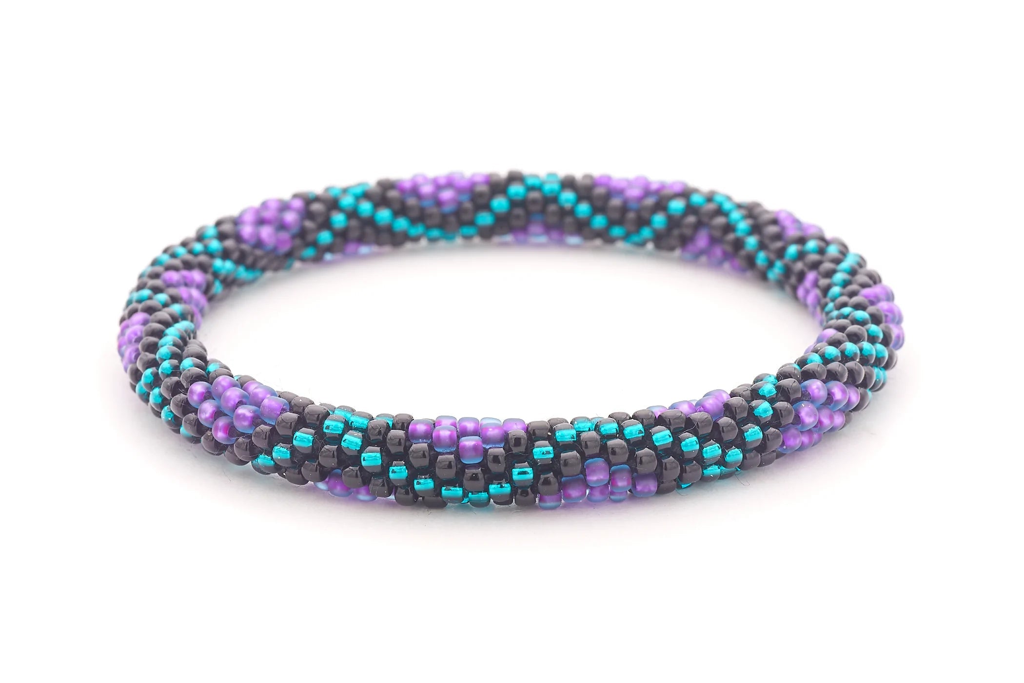 Sashka Co. Extended 8" Bracelet Black / Purple / Teal Constellation Bracelet - Extended 8"