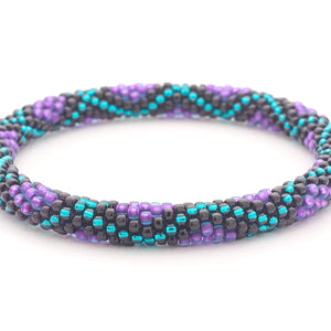 Sashka Co. Extended 8" Bracelet Black / Purple / Teal Constellation Bracelet - Extended 8"