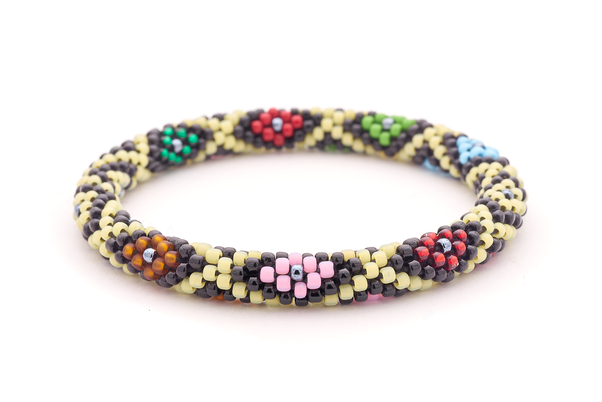 Sashka Co. Extended 8" Bracelet Black / Red / Green / Blue / Pink / Brown / Cream Charismatic Bracelet - Extended 8"