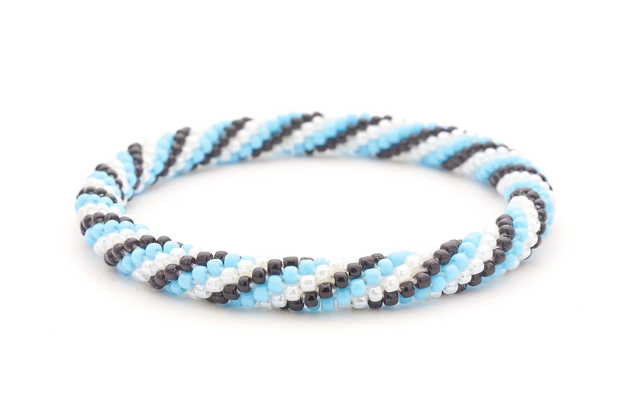 Sashka Co. Extended 8" Bracelet Blue / Black / White Caroline Bracelet - Extended 8"