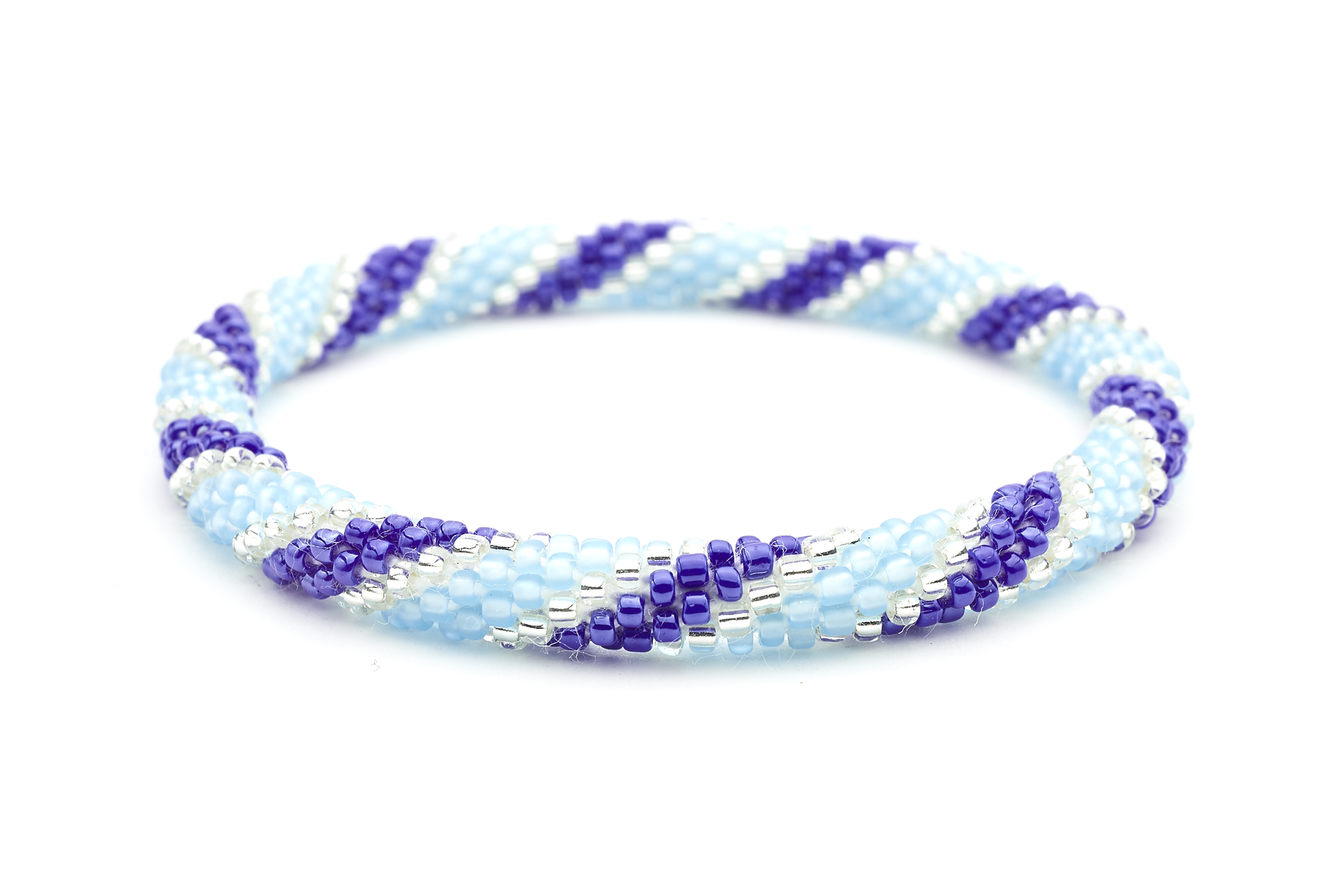 Sashka Co. Extended 8" Bracelet Blue / Clear Island Time Bracelet - Extended 8"