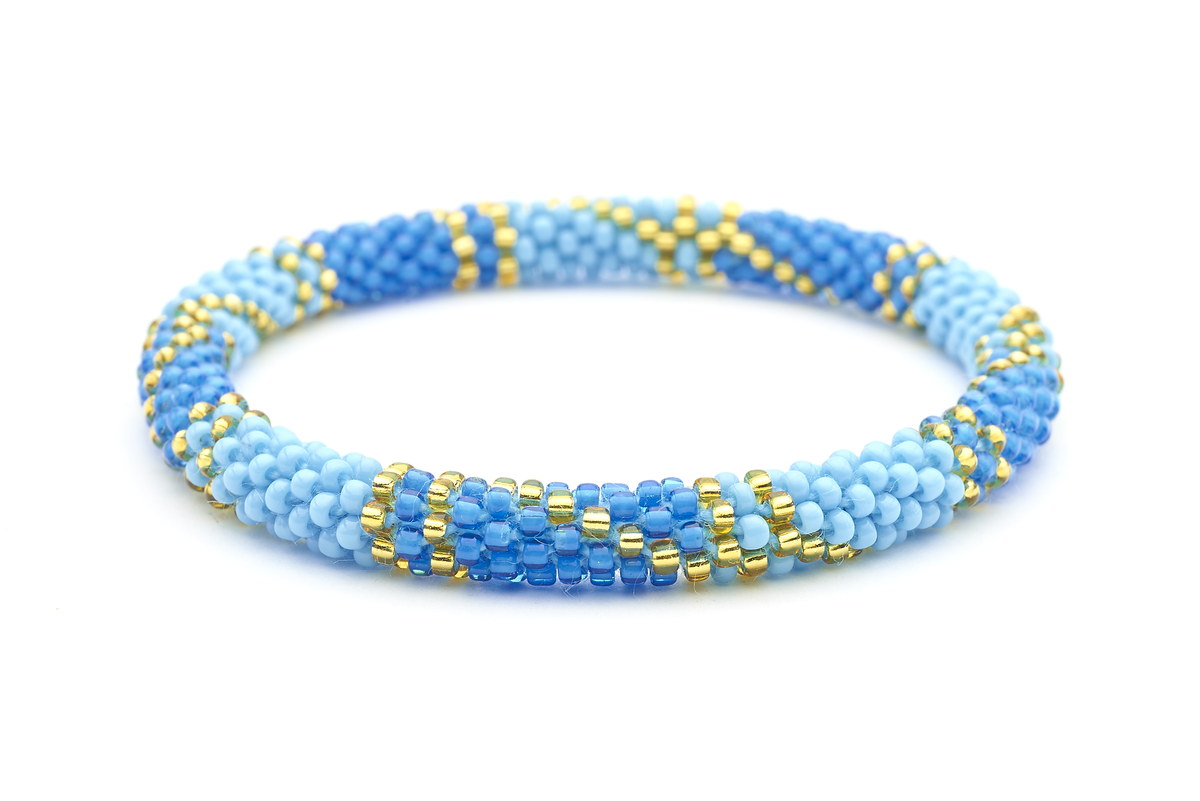 Sashka Co. Extended 8" Bracelet Blue / Gold / Baby Blue Considerate Bracelet - Extended 8"