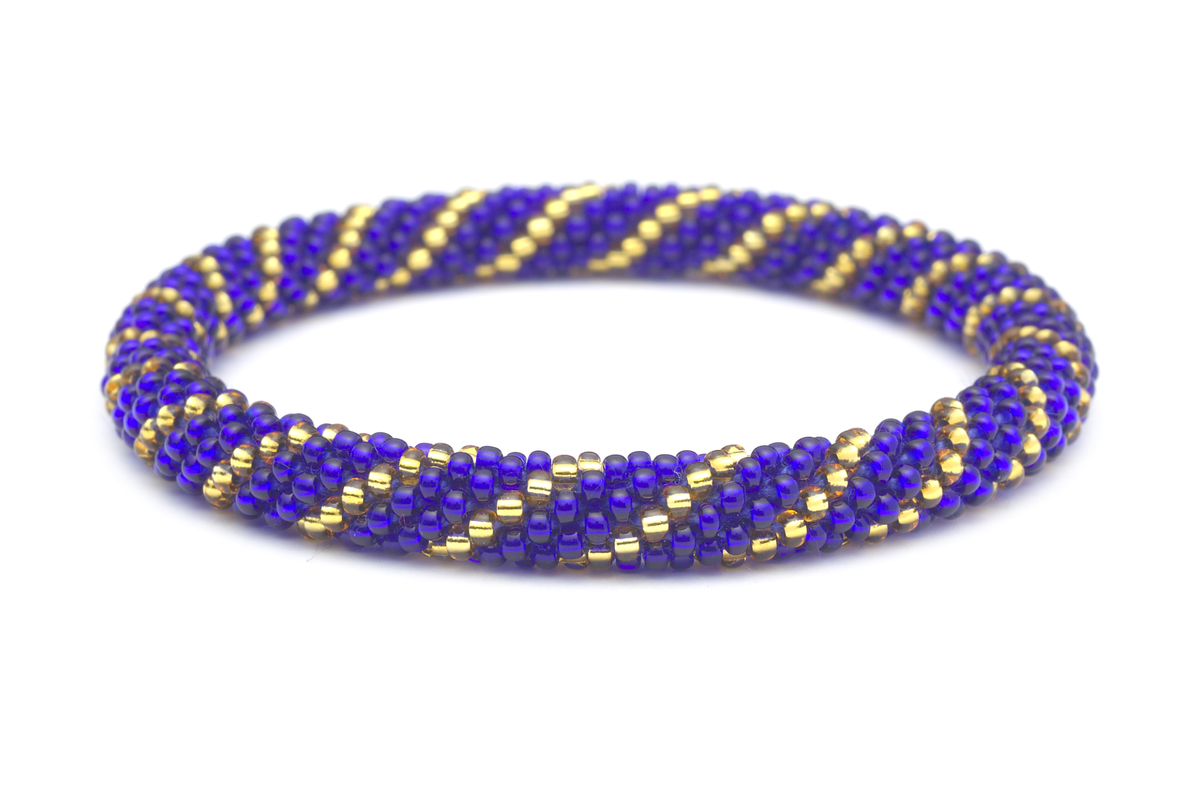 Sashka Co. Extended 8" Bracelet Blue / Gold Elle Bracelet - Extended 8"