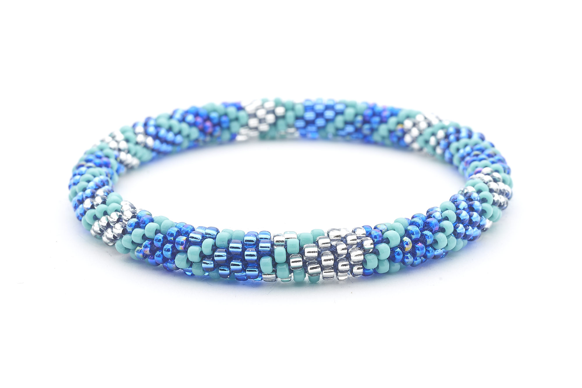 Sashka Co. Extended 8" Bracelet Blue / Turquoise / Clear Secret Limited Bracelet - Extended 8"