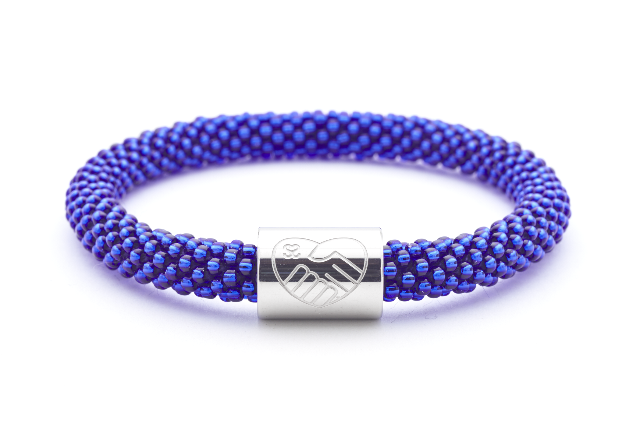 Sashka Co. Extended 8" Bracelet Blue / w Silver Charm Nurse Charm Bracelet - Extended 8"