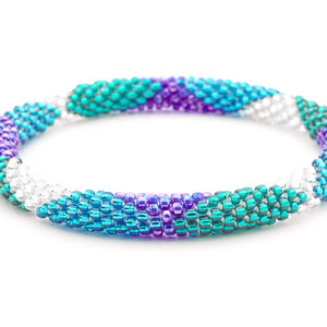 Sashka Co. Extended 8" Bracelet Clear / Teal / Blue Palm Beach Bracelet - Extended 8"