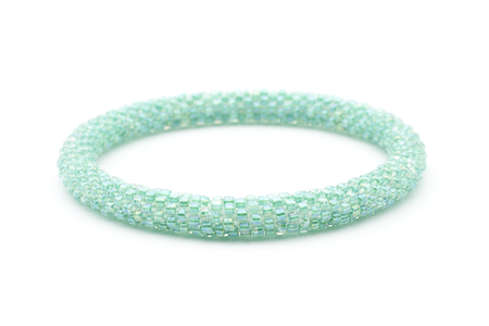 Sashka Co. Extended 8" Bracelet Iridescent Spearmint Green Spearmint Bracelet - Extended 8"