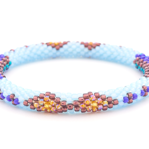 Sashka Co. Extended 8" Bracelet Light Blue / Blue / Teal / Purple / Iridescent Devoted Bracelet - Extended 8"