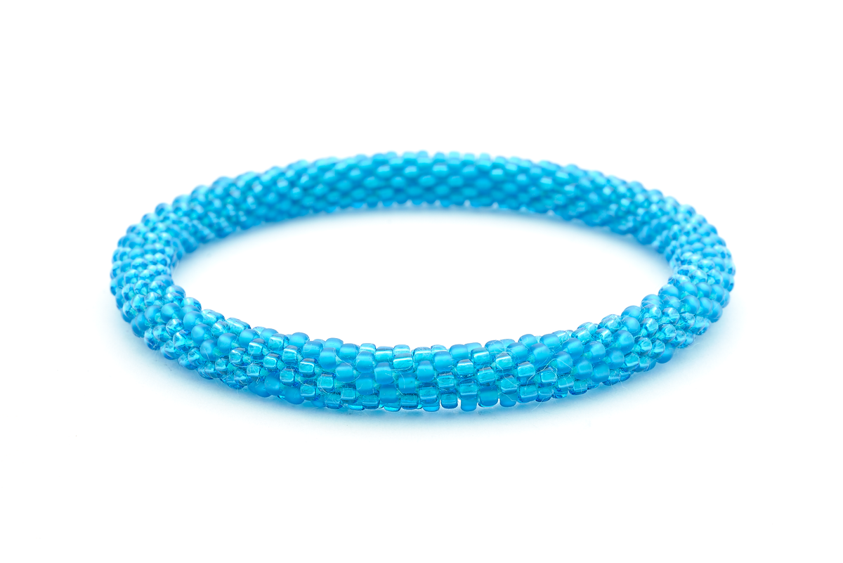 Sashka Co. Extended 8" Bracelet Matte Blue / Blue Blue Ocean Bracelet - Extended 8"