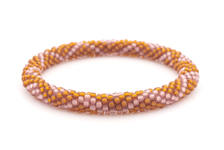 Sashka Co. Extended 8" Bracelet Matte Brown / Matte Light Purple Refined Bracelet - Extended 8"