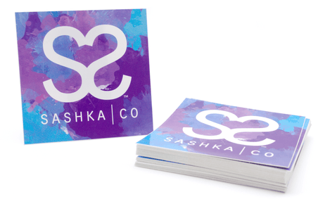 Sashka Co. Extended 8" Bracelet Matte Purple / Rose Gold / Black / Clear Wine Festival Bracelet - Extended 8"